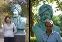 عند تمثال شرفخان بدليسي